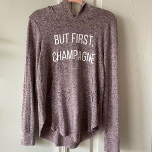 BUT FIRST, CHAMPAGNE PULLOVER
